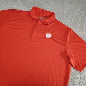 Clemson Tigers Shirt Men XL Columbia Golf Omni Wick Drive Polo NCAA Football